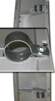Gewindeschneidschraube an HDPE geschraubt
