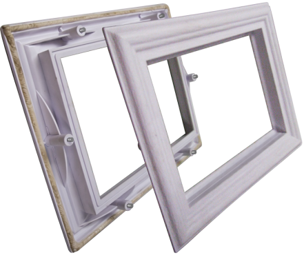 Sechs (6) Press-N-Lok™ Stifte pro Fensterverkleidung bieten zahlreiche Vorteile